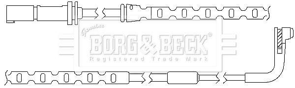 BORG & BECK Indikators, Bremžu uzliku nodilums BWL3035
